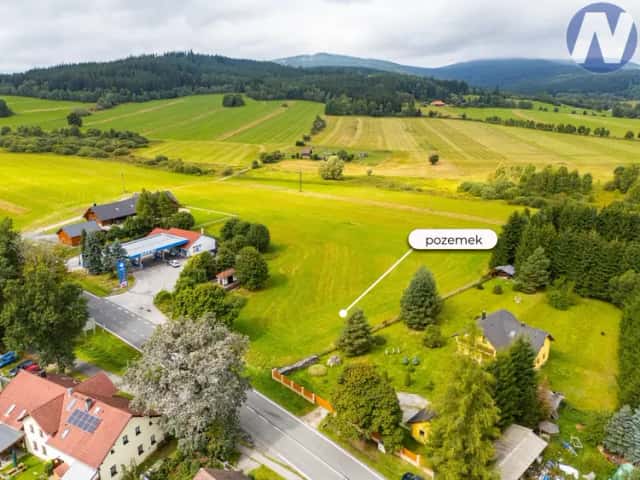 Volary, prodej stavebního pozemku 1.768 m2, Volary, okres Prachatice