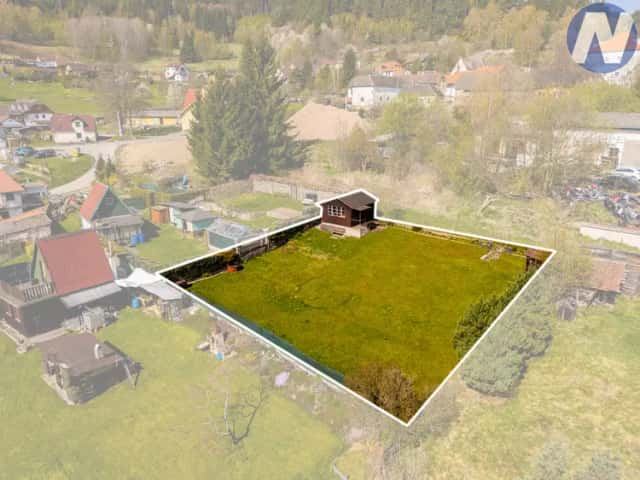 Prodej zahrady 503 m2 s chatkou, Větřní, Větřní, okres Český Krumlov
