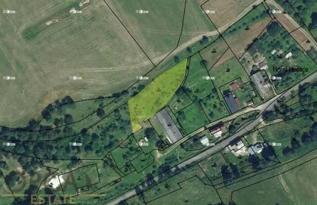 Prodej investičního pozemku 1559 m2 v k.ú. Horní Hoštice, Javorník, okres Jeseník