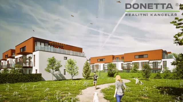 Novostavba bytu 2+kk, 60 m2, balkon 7 m2, Hradec Králové, K Meteoru, Hradec Králové