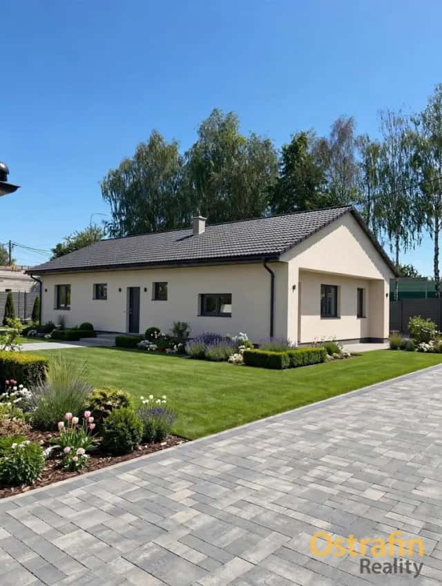 Novostavba bungalovu 4+kk 110 m2, pozemek 1 000 m2, Dolní Lutyně – od 6,5 mil. Kč, TČ + podlahovka, Dolní Lutyně, okres Karviná
