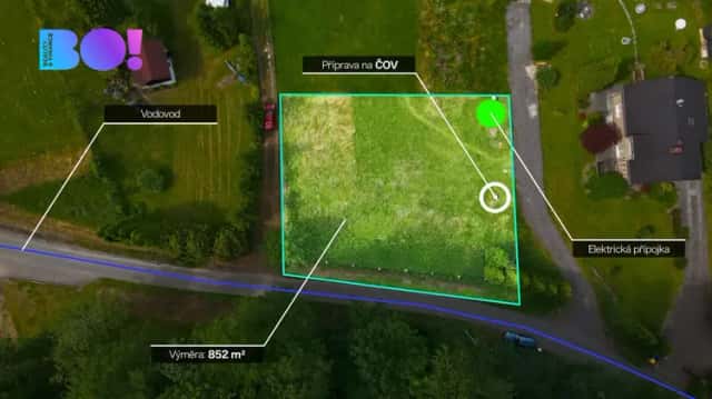 Prodej pozemku pro bydlení, 852 m2, Chotěbuz, Chotěbuz, okres Karviná