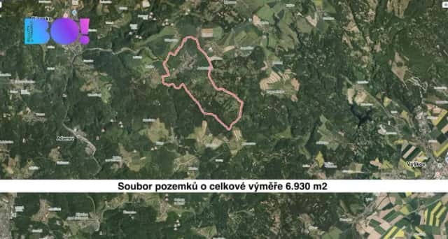 Prodej pole, 6930 m2, Jedovnice, Jedovnice, okres Blansko