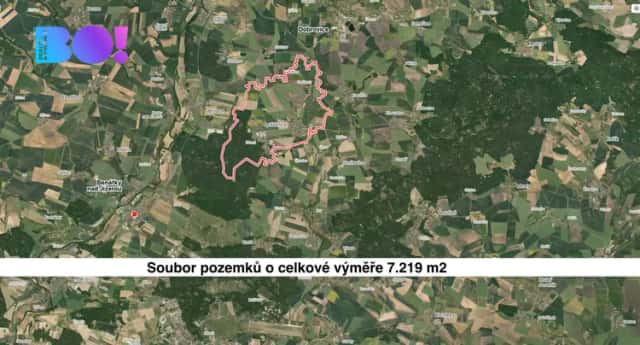 Prodej pole, 7219 m2, Luštěnice, Luštěnice, okres Mladá Boleslav