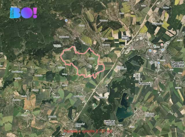 Prodej pole, 2737 m2, Boršice u Buchlovic, Boršice, okres Uherské Hradiště