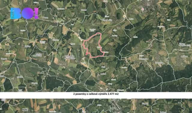 Prodej pole, 2477 m2, Palačov, Starý Jičín, okres Nový Jičín