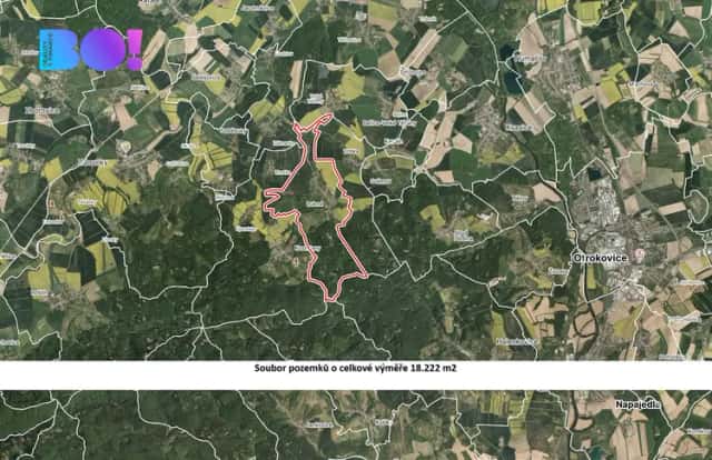 Prodej pole, 18222 m2, Lubná u Kroměříže, Lubná, okres Kroměříž