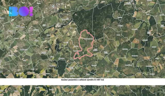 Prodej pole, 57497 m2, Soběchleby, Soběchleby, okres Přerov