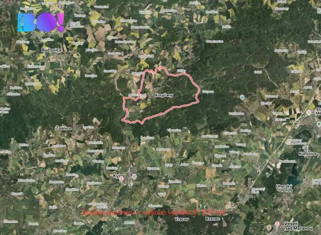 Prodej pole, 21573 m2, Koryčany, Koryčany, okres Kroměříž