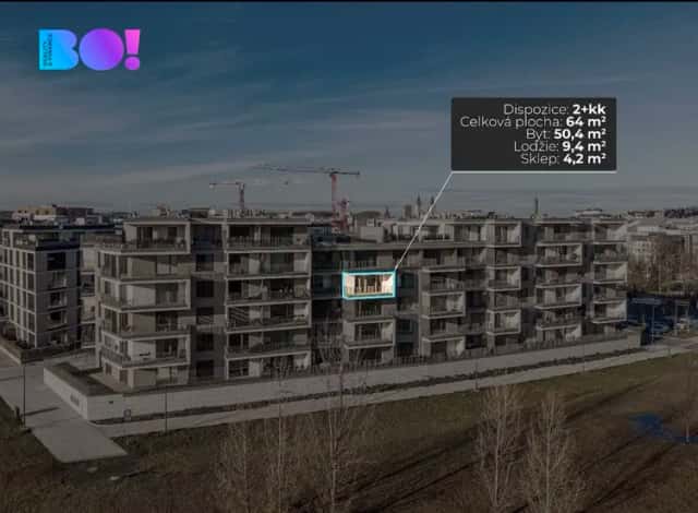 Pronájem bytu 2+kk 64 m2, ul. F.X. Riepla, Ostrava, F. X. Riepla, Ostrava, okres Ostrava-město