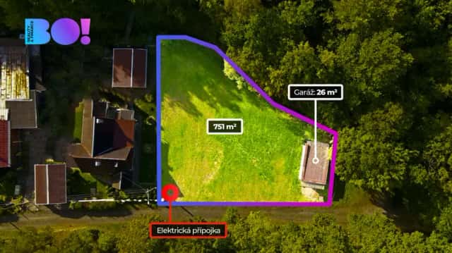 Prodej stavebního pozemku 751 m2, Budišovice - Zátiší, Budišovice, okres Opava