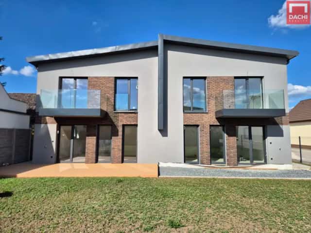 Prodej rodinného domu 4+kk (B2), 111 m2, zahrada 341 m2 – novostavba, Rozkoš u Průhonic, Průhonice, okres Praha-západ