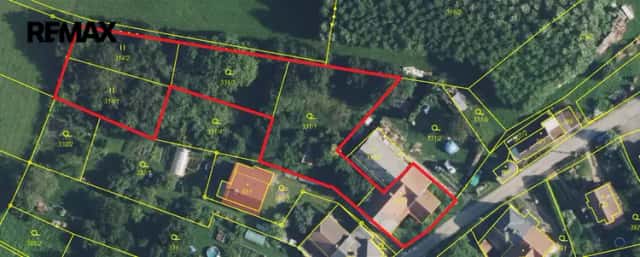 Prodej stavebního pozemku 2124 m2, Suchá, Litomyšl, okres Svitavy