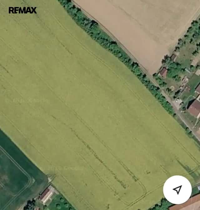 Prodej stavebního pozemku 1053 m2, Krnčice, Nové Syrovice, okres Třebíč