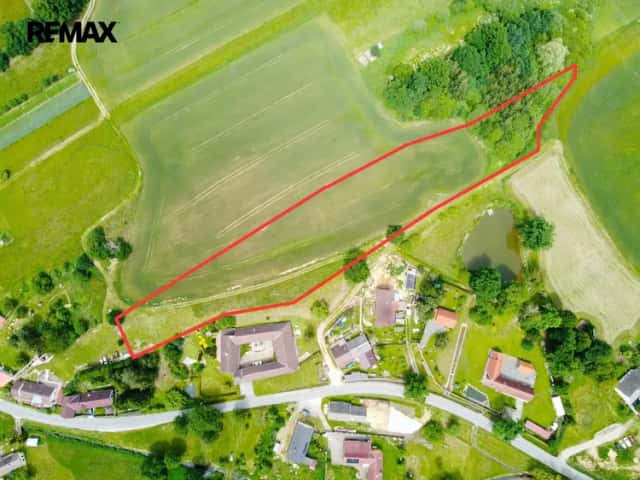 Prodej stavebního pozemku Dolní Radouň, Jindřichův Hradec