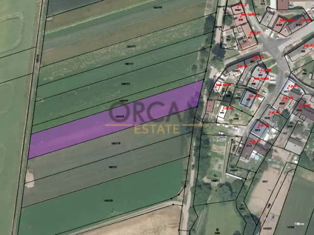 Pozemek v k.ú. Věrovany o výměře 2682 m2, Věrovany, okres Olomouc