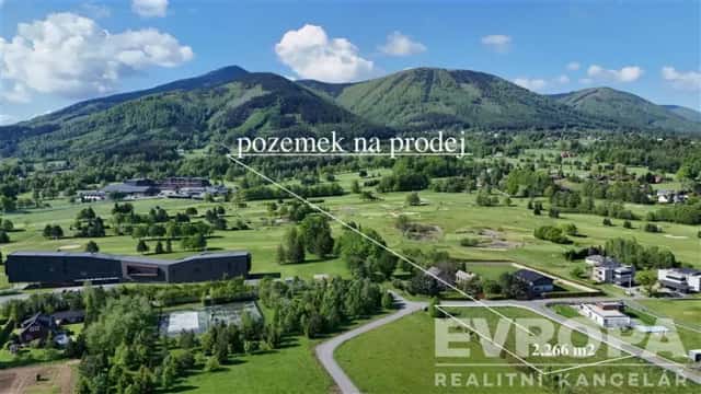 Exkluzivní stavební pozemek 2 266 m2 – Čeladná u golfového hřiště, Čeladná, okres Frýdek-Místek