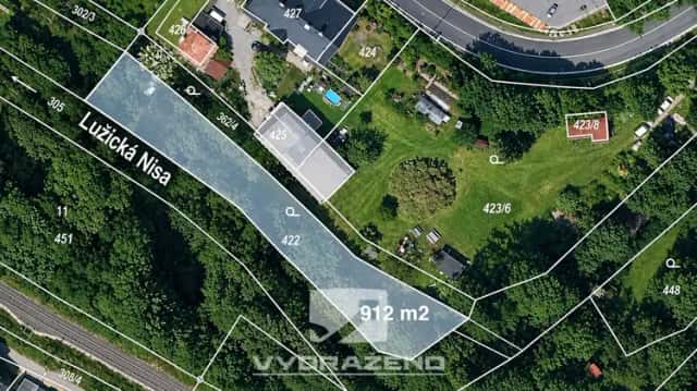 Pozemek (912 m2 ) - Jablonec nad Nisou, Jablonec nad Nisou