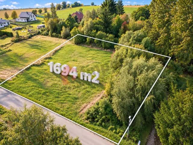 Prodej stavebního pozemku 1694 m2 v Tuhani, Stružinec, okr. Semily, Stružinec, okres Semily