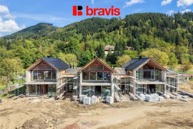 Prodej moderního bytu 2+kk se zahradou 325 m2 v srdci Beskyd – Ostravice, projekt FOX ROX, parkování, sklad, Ostravice, okres Frýdek-Místek