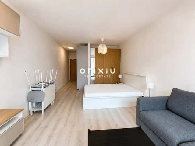 Pronájem nového, kompletně vybaveného bytu 1+kk s balkonem a garážovým stáním, 29 m2 – Brno-Komárov, Dornych, Brno, okres Brno-město