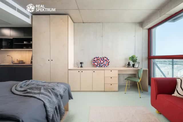 Pronájem moderního bytu 1+kk (Standard s balkonem) u Vaňkovky, Dornych, Brno, okres Brno-město