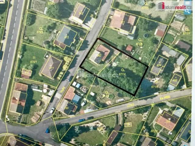 Stavební pozemek pro výstavbu RD, 1003 m2, Vodní ul., Drmoul, Vodní, Drmoul, okres Cheb
