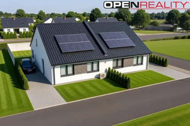 Novostavba nízkoenergetického bungalovu 4+kk v Troskotovicích, Troskotovice, okres Brno-venkov