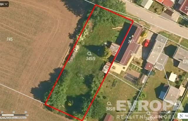 Prodej stavebního pozemku o velikosti 1168 m2 pro výstavbu RD v obci Řehnice, Krnsko, okres Mladá Boleslav