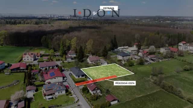 Stavební pozemek o výměře 1855 m2, Vratimov, Horní Datyně, Vratimov, okres Ostrava-město