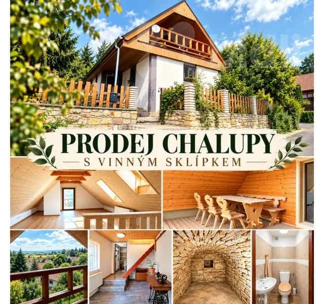 Chalupa po kompletní rekonstrukci s výhledem do přírody a vlastním vinným sklípkem, Svídnice, okres Rychnov nad Kněžnou