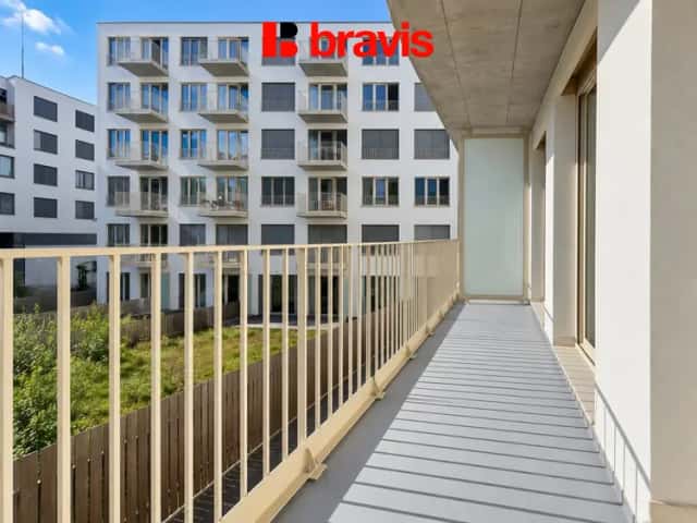 Pronájem moderního bytu 2+kk v novostavbě, Palác Trnitá, s krásným balkonem a sklepem, Brno, okres Brno-město