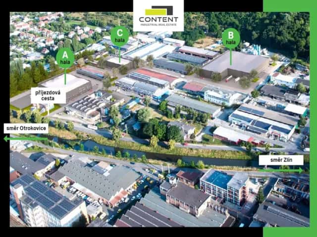 Pronájem skladu, výrobních prostor 980 - 7.200 m2, Zlín, Rybníky V, Zlín