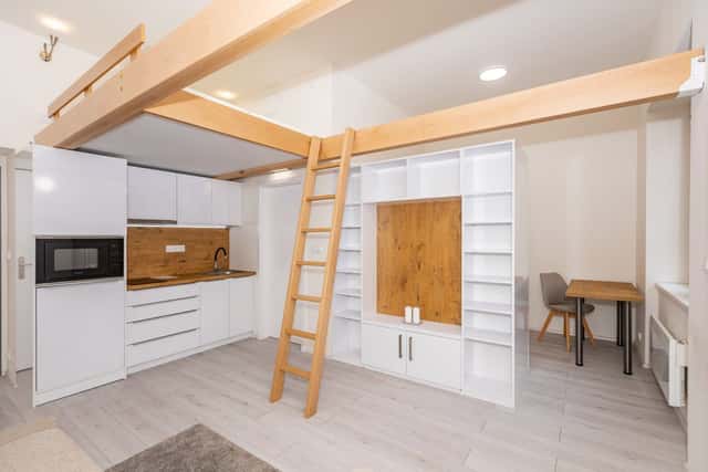 Pronájem bytu 1+kk 29 m², Hejtmánkova, Praha – Libeň