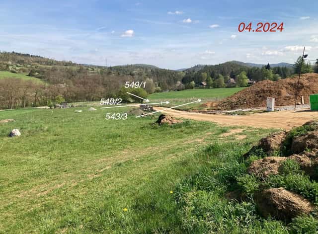 Prodej pozemku 807 m², Županovice, okres Příbram