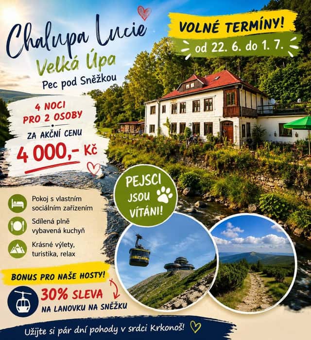 Pronájem objektu, Pec pod Sněžkou – Velká Úpa II, okres Trutnov