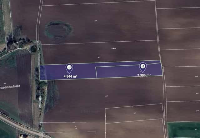 Prodej pozemku, Černíky, okres Nymburk