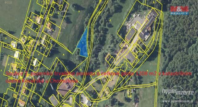 Prodej, pastvina, 1208 m2, Kovářská, Kovářská, okres Chomutov