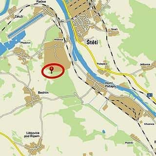 Pronájem zemědělské půdy 5928 m² Bechlín, Bechlín, okres Litoměřice