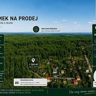 Prodej stavební parcely 1165 m² Plzeň, Výsluní, Plzeň, okres Plzeň-město