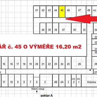 Pronájem kanceláře 16 m² Hradec Králové, Bieblova, Hradec Králové