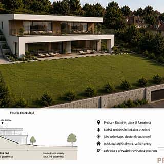 Prodej stavební parcely 737 m² Praha, Praha