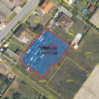 Prodej stavební parcely 974 m² Vyšehořovice, Vyšehořovice, okres Praha-východ