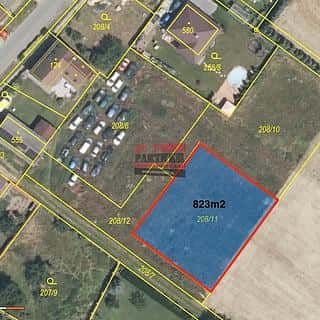 Prodej stavební parcely 823 m² Vyšehořovice, Vyšehořovice, okres Praha-východ