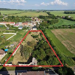 Prodej stavební parcely 3849 m² Stařechovice, Stařechovice, okres Prostějov
