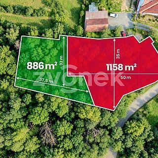 Prodej stavební parcely 2044 m² Boršice, Boršice, okres Uherské Hradiště