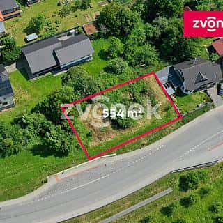 Prodej stavební parcely 554 m² Pozlovice, Leoše Janáčka, Pozlovice, okres Zlín