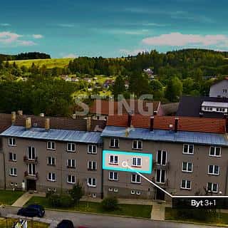 Prodej bytu 3+1 82 m² Světlík, Světlík, okres Český Krumlov