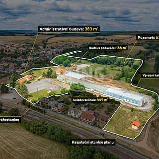 Prodej skladu 5979 m² Blížejov, Nádražní, Blížejov, okres Domažlice