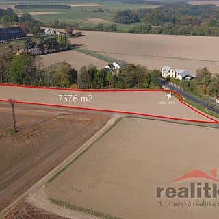 Prodej stavební parcely 7575 m² Brumovice, Brumovice, okres Opava